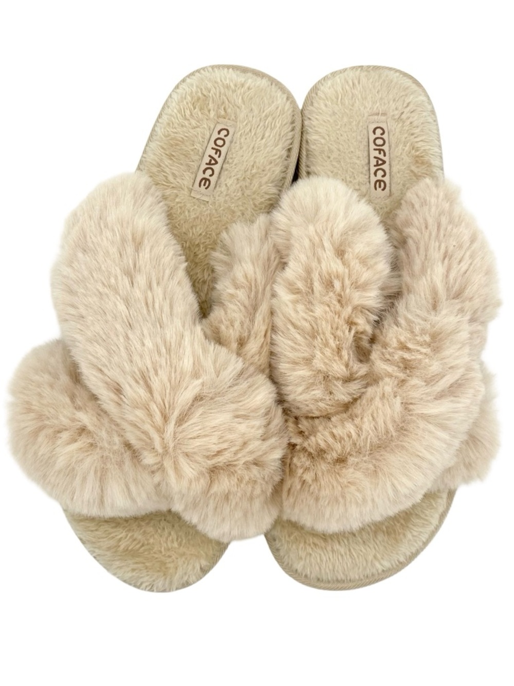 Coface Women’s Fuzzy Slippers Size 9 NWOT - Picture 4 of 8